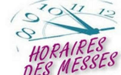Horaires de la semaine sainte