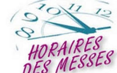 Horaires de la semaine sainte