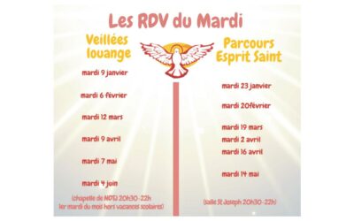 Les RDV du Mardi…