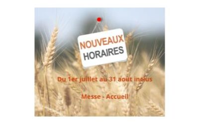 Horaires d’été