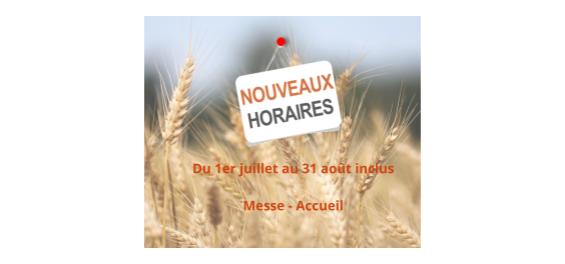 Horaires d’été